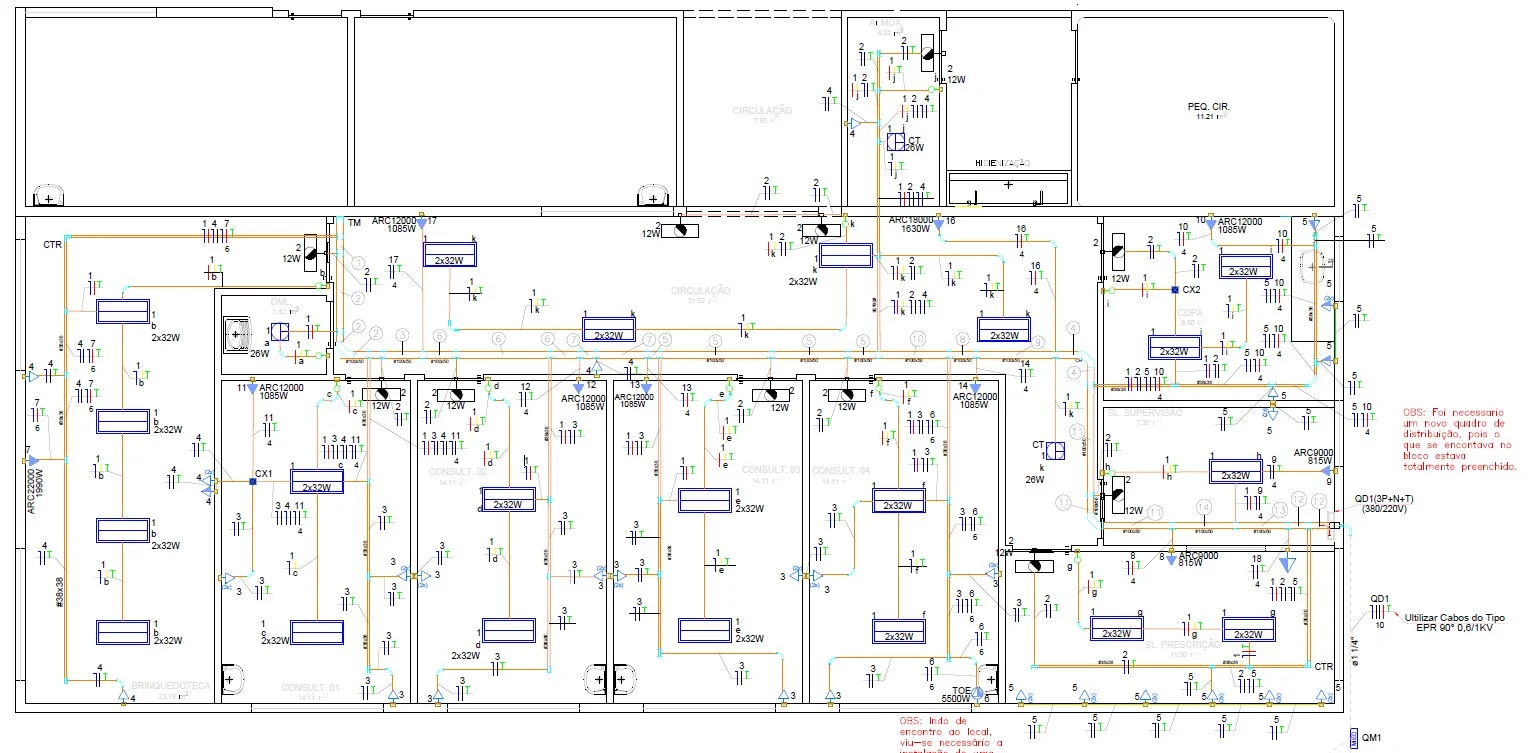 projeto elétrico predial