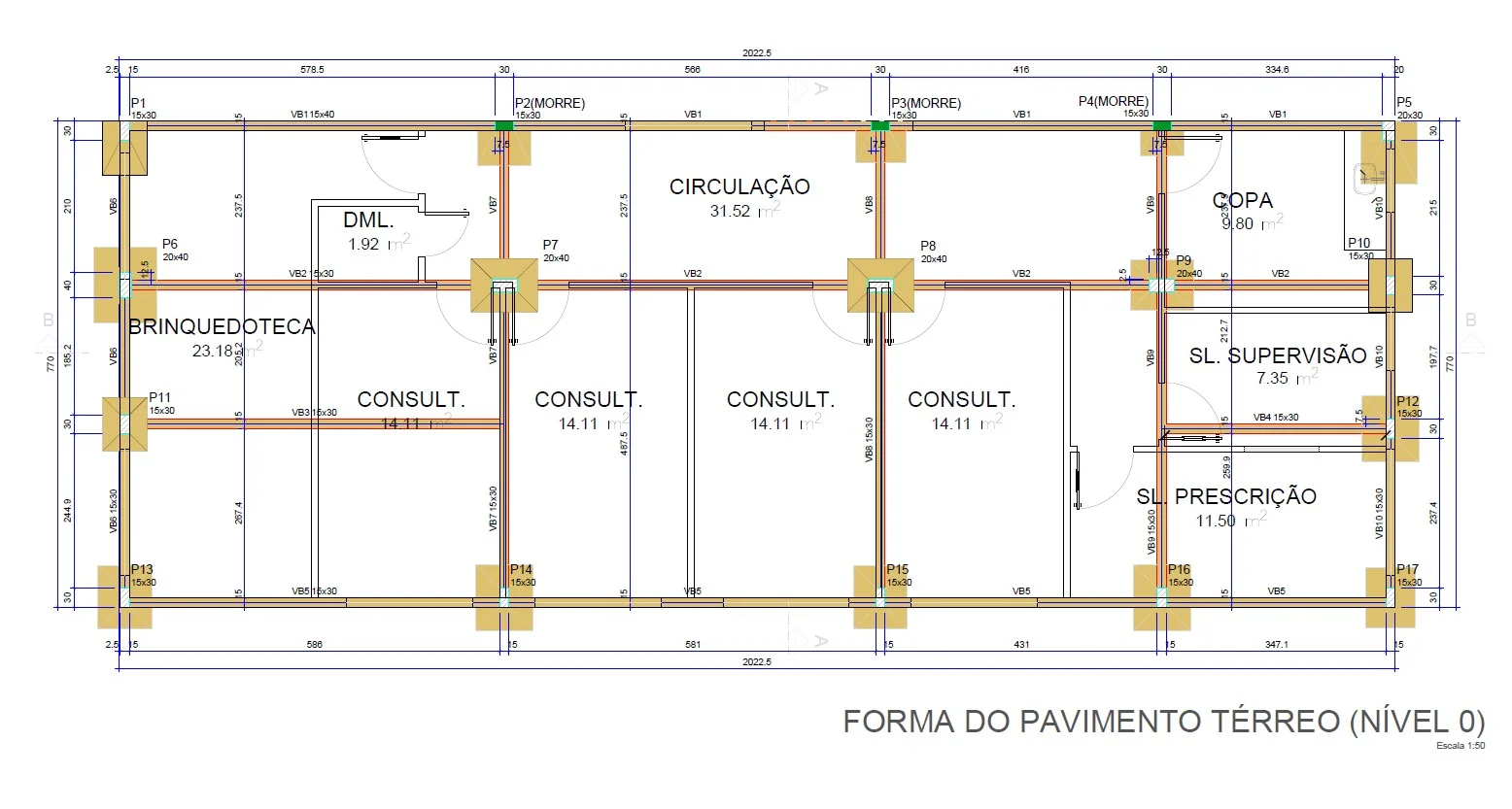 projeto estrutural completo